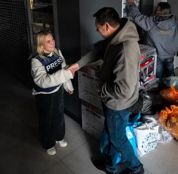 Kelsie Kimberlin Foundation generators in Ukraine